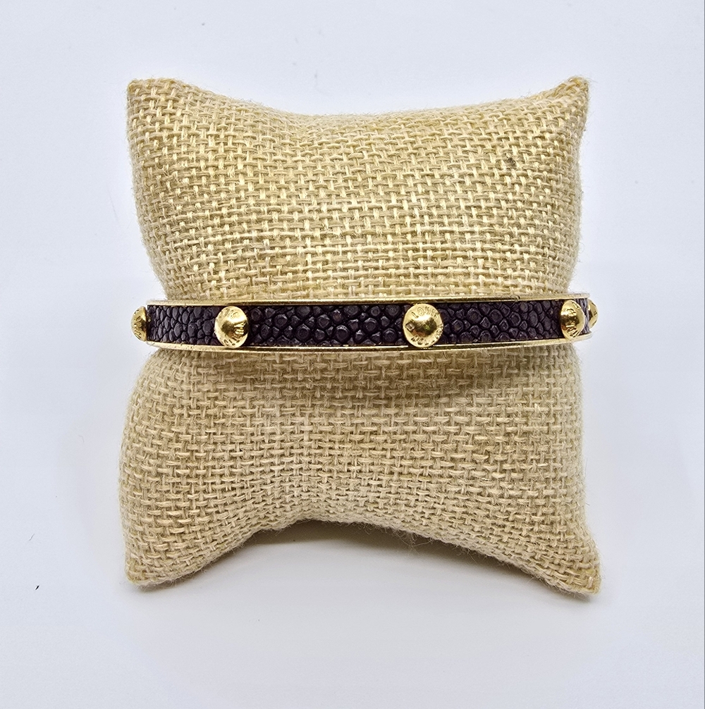 Louis Vuitton Stingray Gimme a Clue Bangle Bracelet